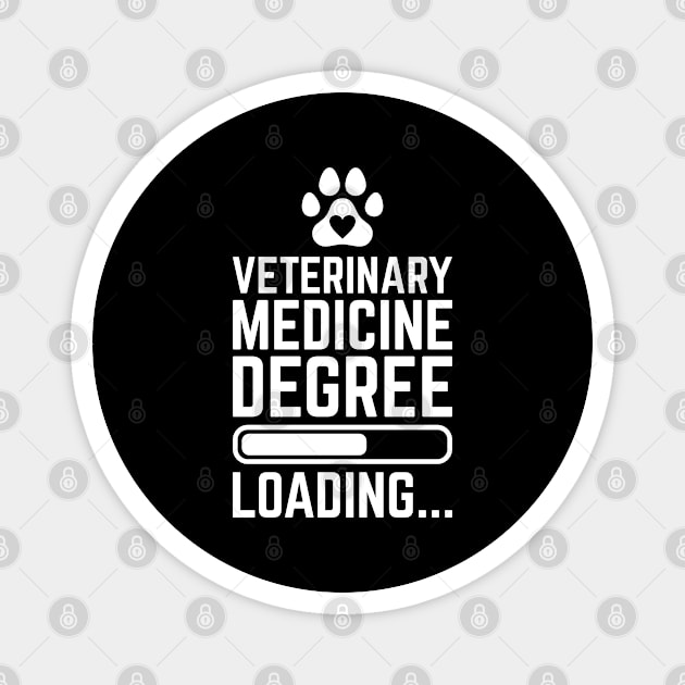 Veterinary Medicine Degree Loading Magnet by cecatto1994